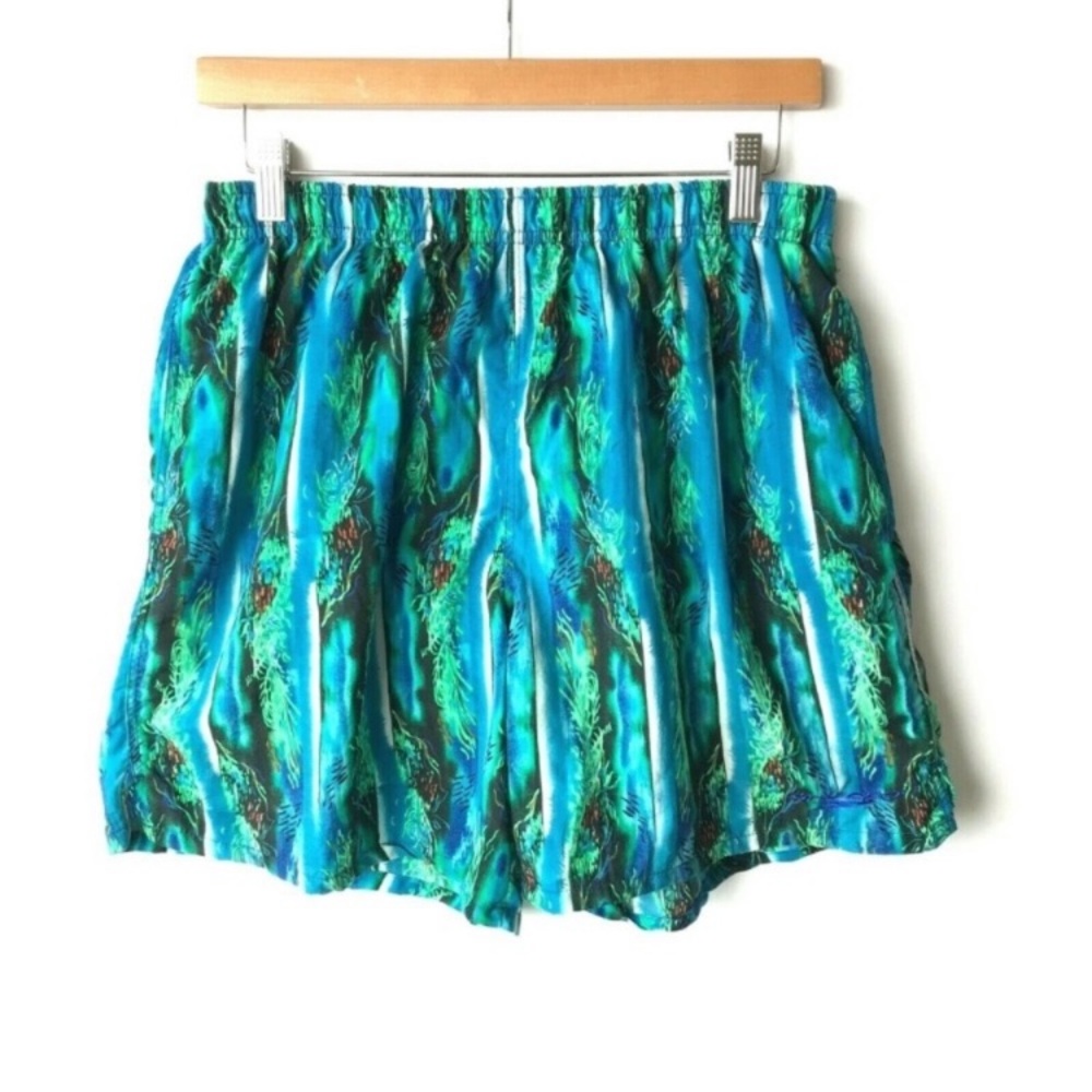 SPEEDO Multicolor Mesh Lined Swim Trunks, Size Large